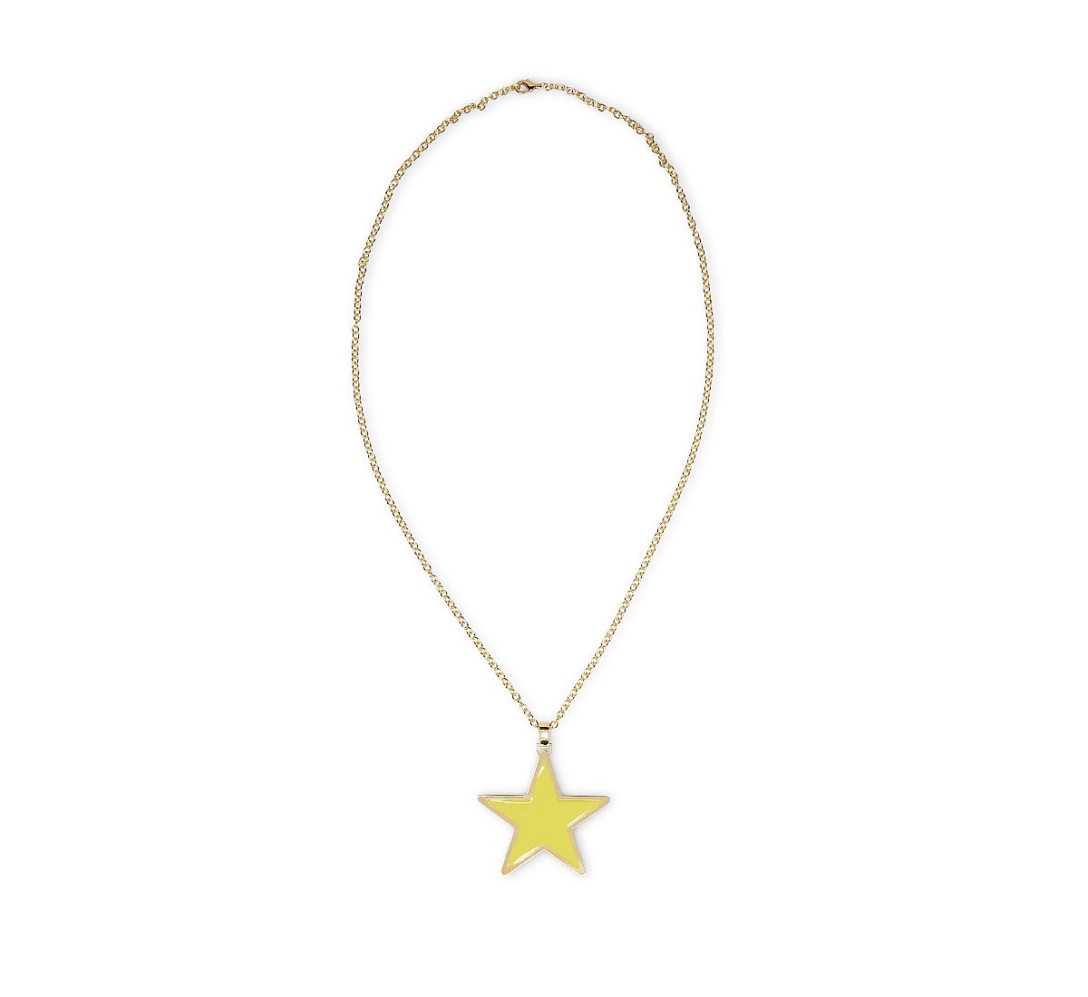 LARGE STAR PENDANT NECKLACE