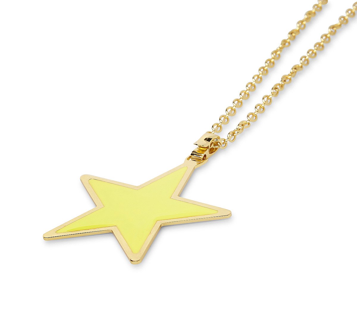 LARGE STAR PENDANT NECKLACE