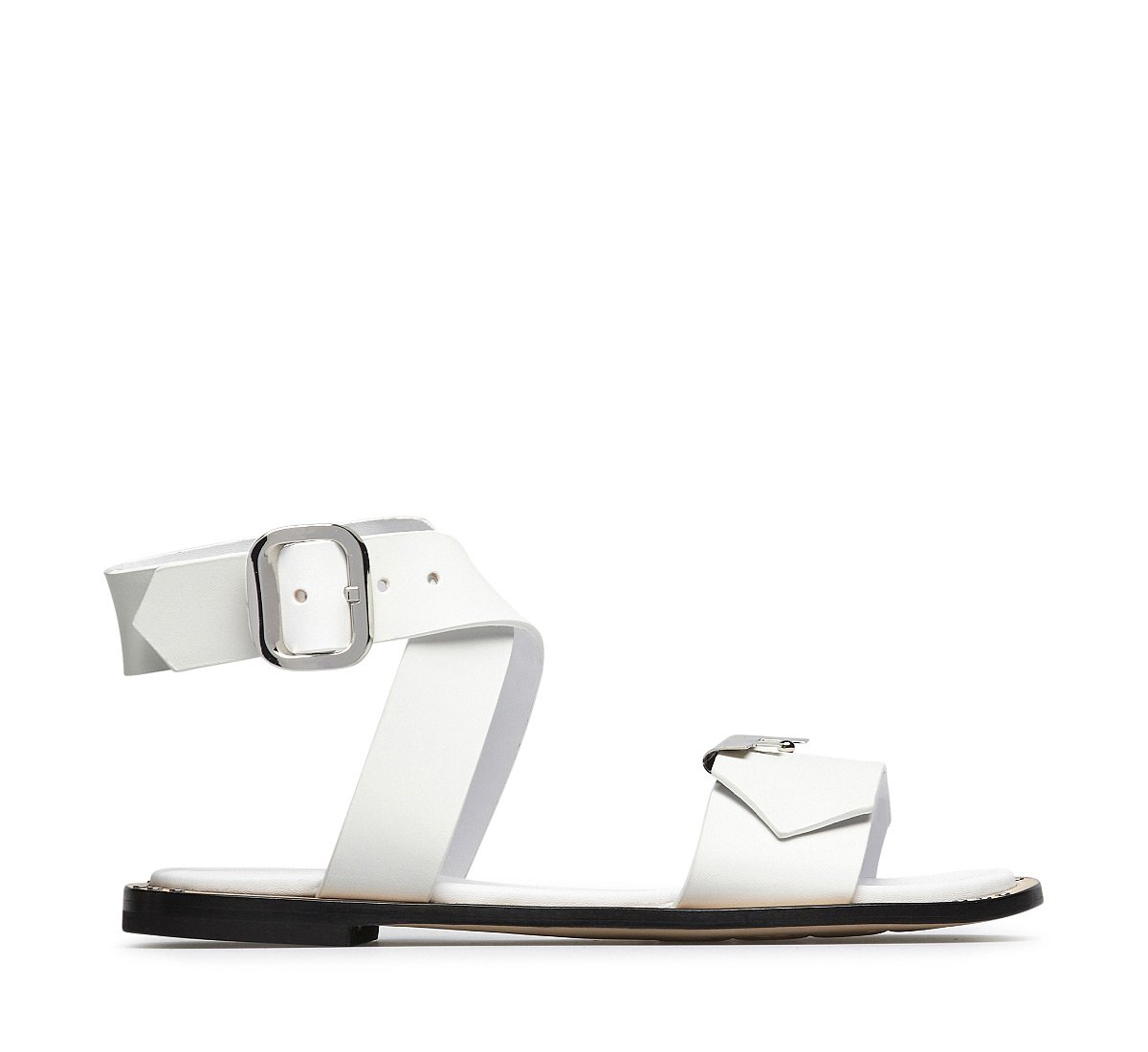 Fabi sandals with crossed ankle straps