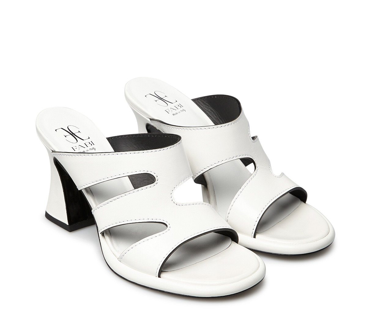 Calfskin open-toe sandal