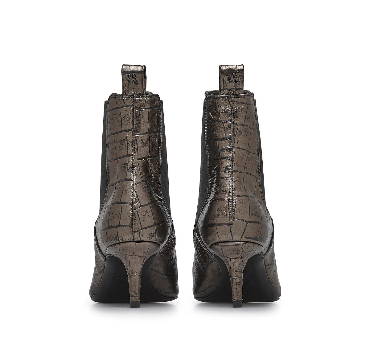 Fabi ankle boot in crocodile print