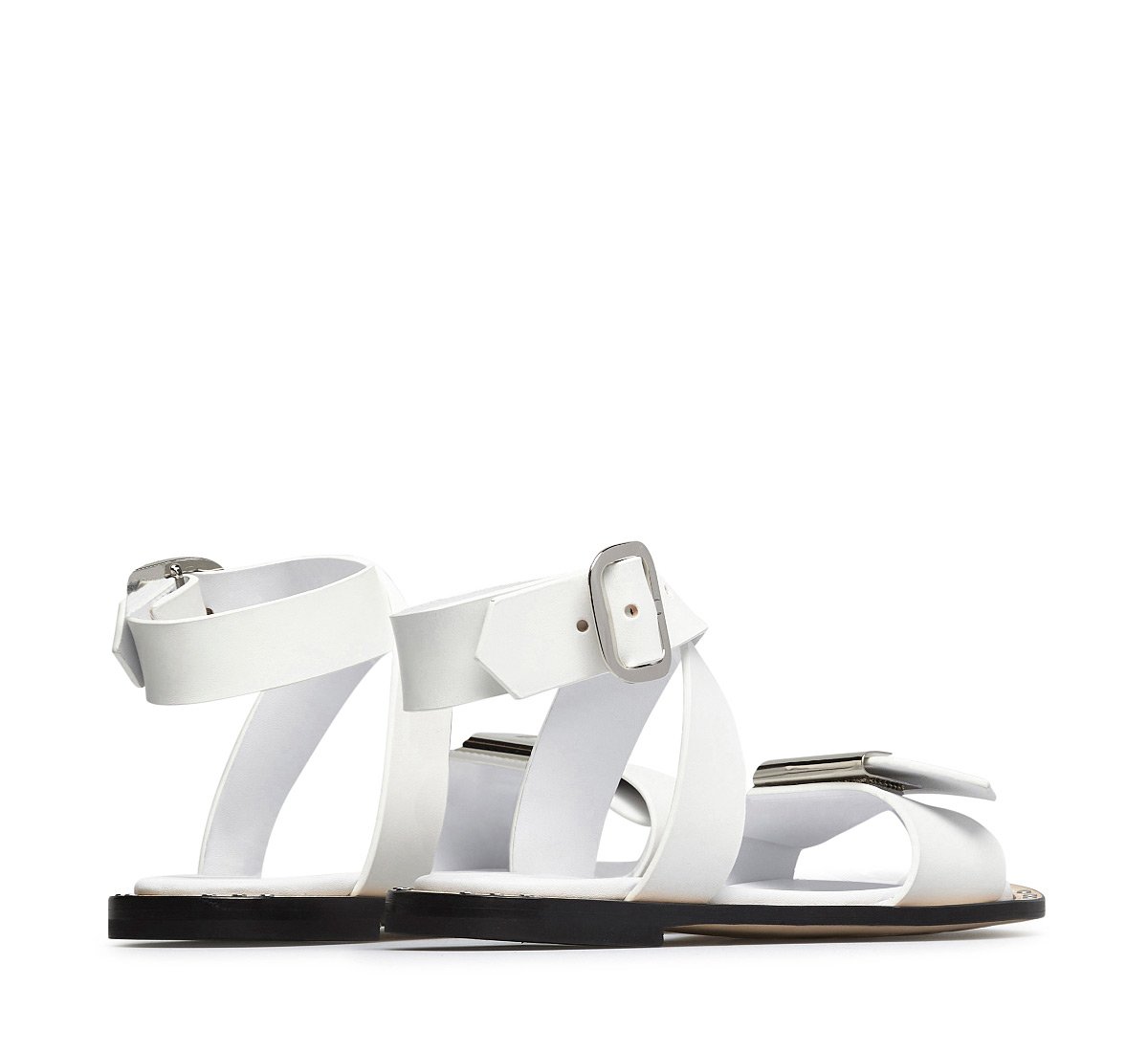 Fabi sandals with crossed ankle straps