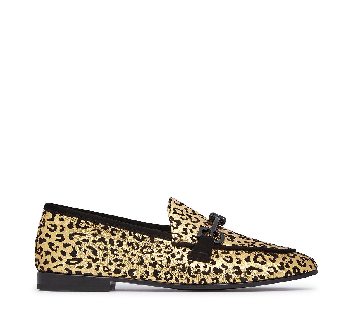 Fabi animal print loafer