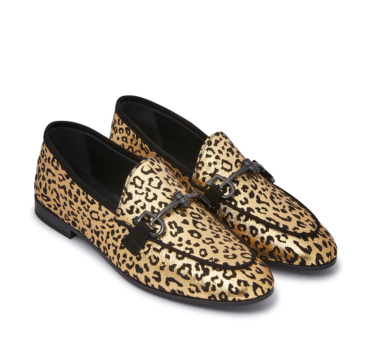 Fabi animal print loafer