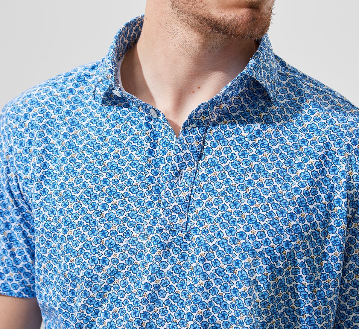 Patterned polo